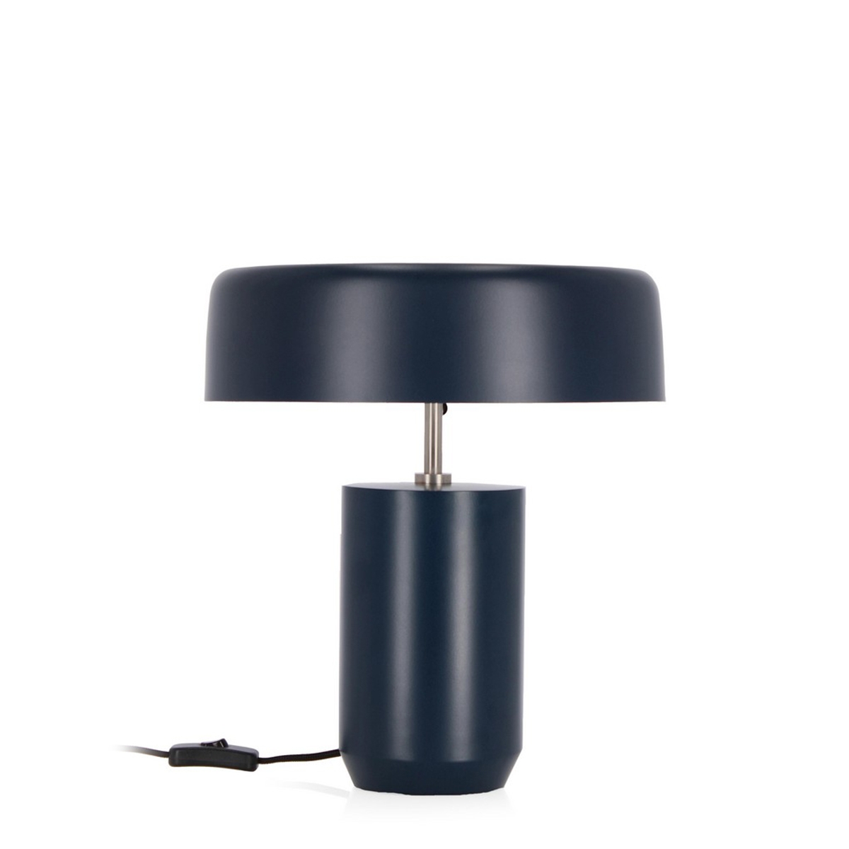 Lampa biurkowa w stylu vintage, metalowa niebieska Kaithal Promocja Lampa biurkowa w stylu vintage, metalowa niebieska Kaithal Promocja