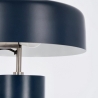 Lampa biurkowa w stylu vintage, metalowa niebieska Kaithal Oferta
