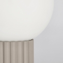 Lampa stołowa w stylu minimalistycznym Ø15x30 cm, szklany, okrągły abażur Delphine Sprzedaż