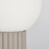Lampa stołowa w stylu minimalistycznym Ø15x30 cm, szklany, okrągły abażur Delphine Sprzedaż