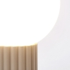 Lampa stołowa w stylu minimalistycznym Ø15x30 cm, szklany, okrągły abażur Delphine Sprzedaż
