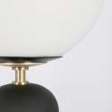 Nowoczesna lampka stołowa z matowym, szklanym kloszem Delphine Model