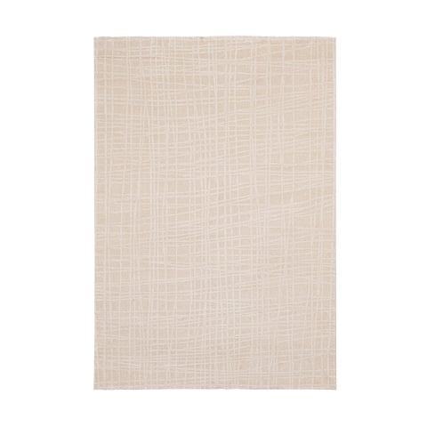 Nowoczesny dywan prostokątny do salonu 160x230 cm beżowy kremowy Tania Promocja