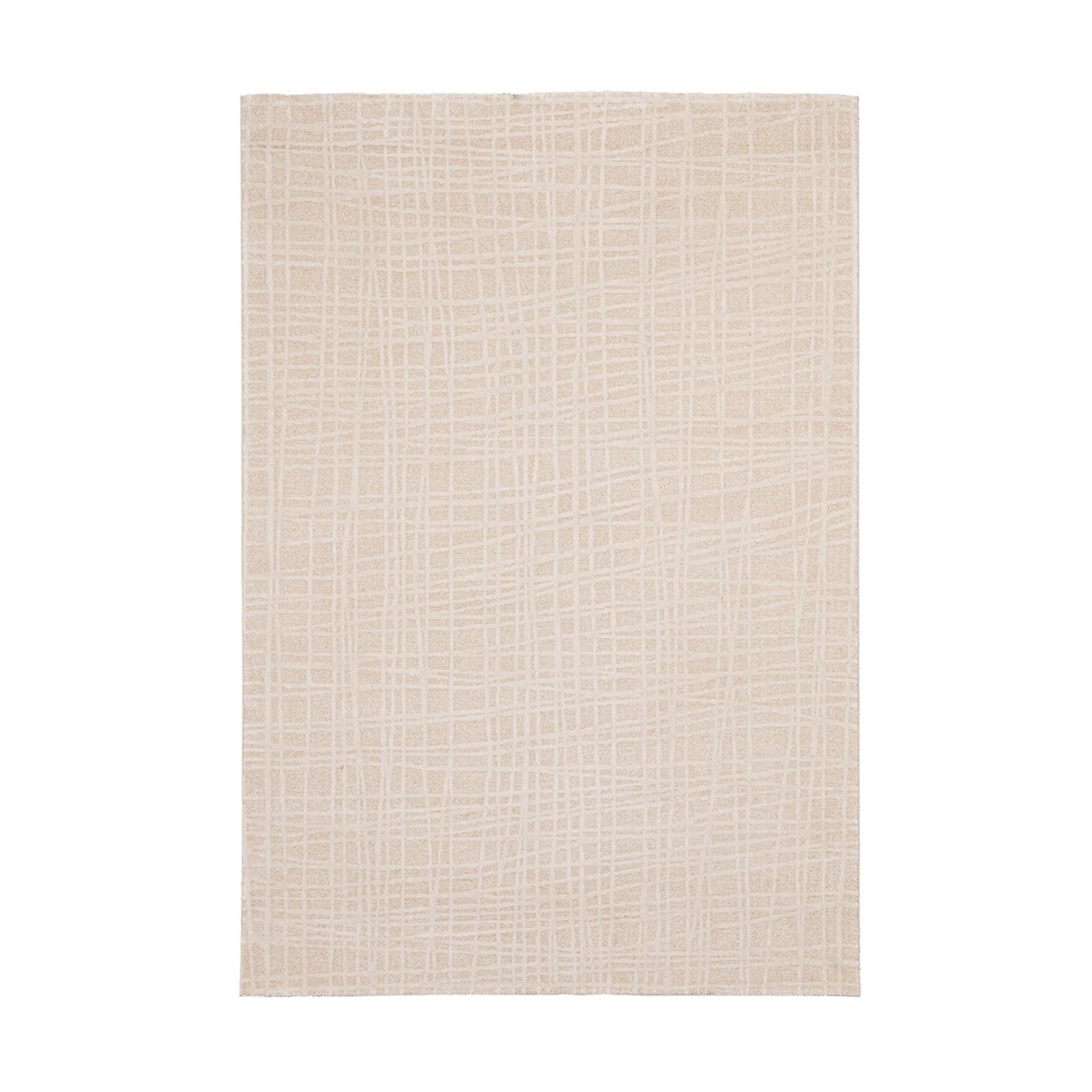 Nowoczesny dywan prostokątny do salonu 160x230 cm beżowy kremowy Tania Promocja