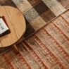 Dywan etniczny do salonu 200x300 cm juta i bawełna różowy Ruanda Oferta