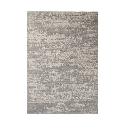 Dywan nowoczesny do salonu 160x230 cm z poliestru niebiesko-kremowy Silva Promocja