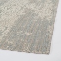 Dywan nowoczesny do salonu 160x230 cm z poliestru niebiesko-kremowy Silva Sprzedaż