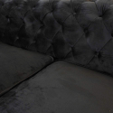 2-osobowa kanapa z tkaniny welurowej ChesterField Design 