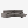 Nowoczesna, narożna, 3-osobowa sofa z tkaniny z prawostronną leżanką Rocca Oferta