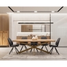 Dywan do salonu 155x230 cm nowoczesny, z poliestru i chenille, szary/srebrny Suri Oferta