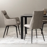 Dywan prostokątny do salonu nowoczesny 155x230 cm szaro-srebrny Suri Katalog
