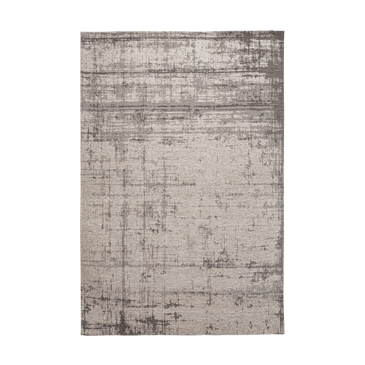 Dywan nowoczesny do salonu 200x290 cm szary z chenille i poliestru Yuno Promocja Dywan nowoczesny do salonu 200x290 cm szary z chenille i poliestru Yuno Promocja