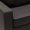Materiałowa kanapa dla dwóch osób Design Rubino 