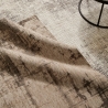 Dywan nowoczesny do salonu 200x290 cm szary z chenille i poliestru Yuno Oferta