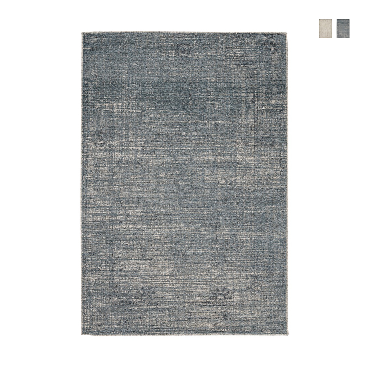Dywan nowoczesny do salonu 160x230 cm niebiesko-beżowy z wiskozy i wełny Arena Promocja Dywan nowoczesny do salonu 160x230 cm niebiesko-beżowy z wiskozy i wełny Arena Promocja