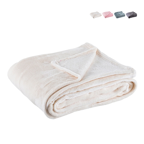 Koc miękki z poliestru do salonu 130x160 Penelope Promocja