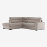 Nowoczesna sofa narożna 3-osobowa z tkaniny z leżanką po lewej stronie Mello Oferta