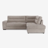 Sofa rozkładana 3-osobowa z prawą rogówką z pojemnikiem, tkanina Kosta Sprzedaż