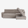 Sofa rozkładana 3-osobowa z prawą rogówką z pojemnikiem, tkanina Kosta Oferta