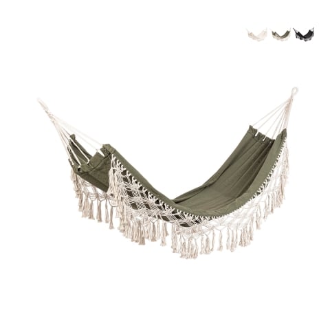 Hamak ogrodowy z bawełny w stylu boho chic 200x100 Bizzotto Eldoris Promocja