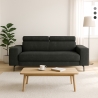 Nowoczesna sofa 3-osobowa z regulowanym zagłówkiem Rouna Promocja
