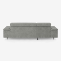 Rozkładana sofa 3-osobowa z lewym pojemnikiem na pościel Vika Stan Magazynowy