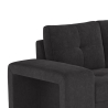Nowoczesna sofa narożna 3-osobowa z szezlongiem po prawej i pufem Vilo Wybór