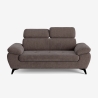 Nowoczesna sofa 2-osobowa z tkaniny z regulowanym zagłówkiem Savi Wybór