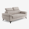 Nowoczesna sofa 3-osobowa z regulowanym zagłówkiem Kira Sprzedaż