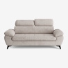 Nowoczesna sofa 3-osobowa z regulowanym zagłówkiem Kira Wybór
