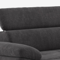 Nowoczesna sofa 3-osobowa z prawym szezlongiem i regulowanym zagłówkiem Torav Wybór