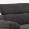 Nowoczesna sofa 3-osobowa z prawym szezlongiem i regulowanym zagłówkiem Torav Wybór
