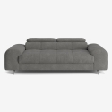 Nowoczesna sofa 3-osobowa z regulowanym zagłówkiem Felon Oferta