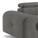Nowoczesna sofa 3-osobowa z regulowanym zagłówkiem Felon Sprzedaż