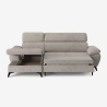 Nowoczesna sofa rozkładana 3-osobowa z lewym schowkiem Miral Model