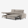 Nowoczesna sofa rozkładana 3-osobowa z lewym schowkiem Miral Sprzedaż
