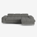 Narożnik 3-osobowy z prawą leżanką, regulowanym zagłówkiem Zafra Oferta