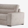 Nowoczesna sofa narożna 3-osobowa z tkaniny z leżanką po lewej stronie Mello Sprzedaż