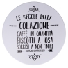 Zestaw biały stół i 2 składane krzesła ogrodowe Le Regole della Colazione Rabaty