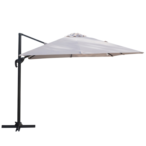 Deluxe Parasolka ogrodowa 3x3 m aluminiowa z bocznym obrotowym słupkiem Promocja
