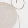 Krzesło ogrodowe zewnętrzne sztaplowane w stylu shabby chic Bizzotto Etienne 