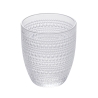 Zestaw 6 szklanek na wodę ze szkła dekoracyjnego 325ml Roma Oferta