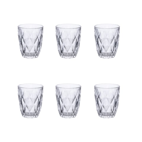 Zestaw 6 szklanek do wody 340 ml z przezroczystego szkła Celine Promocja