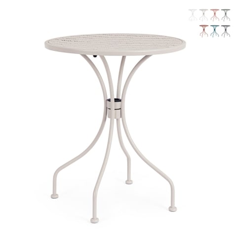 Okrągły stół ogrodowy 60 cm vintage shabby chic Bizzotto Lizette Promocja