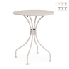 Okrągły stół ogrodowy 60 cm vintage shabby chic Bizzotto Lizette Promocja