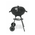 Grill węglowy BBQ okrągły stalowy z pokrywą i kółkami Torka Oferta