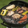 Grill węglowy BBQ okrągły stalowy z pokrywą i kółkami Torka Rabaty