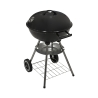Grill węglowy BBQ okrągły stalowy z pokrywą i kółkami Torka Katalog