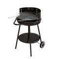 Grill węglowy Pipra okrągły z regulowanym rusztem Ø 48cm i kółkami Promocja