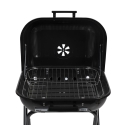 Grill węglowy bbq na kółkach z pokrywą 49x83x47 cm Toska Rabaty